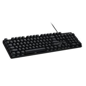Logitech G413 SE full-size mechanical gaming keyboard – front view black