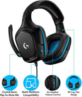 Logitech G431 7.1 Surround Sound Wired Gaming Headset - Black