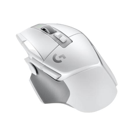 LogitechG502XLIGHTSPEEDWirelessGamingMouseWhiteAboveView-DokkanTech