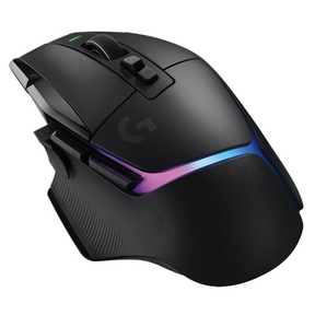 Logitech G502 X PLUS Lightspeed wireless gaming mouse – front view black