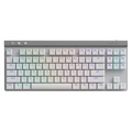 لوحة مفاتيح الألعاب اللاسلكية Logitech G515 LIGHTSPEED TKL - فائقة النحافة، أداء احترافي باللونين الأبيض والأسود 