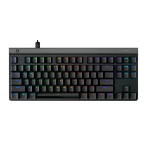 Logitech G515 TKL tactile wired gaming keyboard RGB – front view black