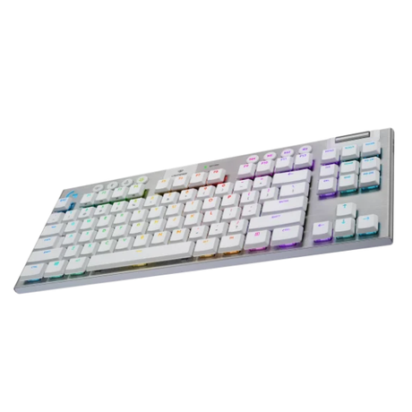 LogitechG913TKLLIGHTSPEEDWirelessRGBKeyboard_GLTactileBrownSwitchEnglishOnly_White-dokantech#