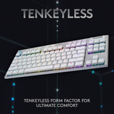 LogitechG913TKLLIGHTSPEEDWirelessRGBKeyboard_GLTactileBrownSwitchEnglishOnly_White-dokantech#