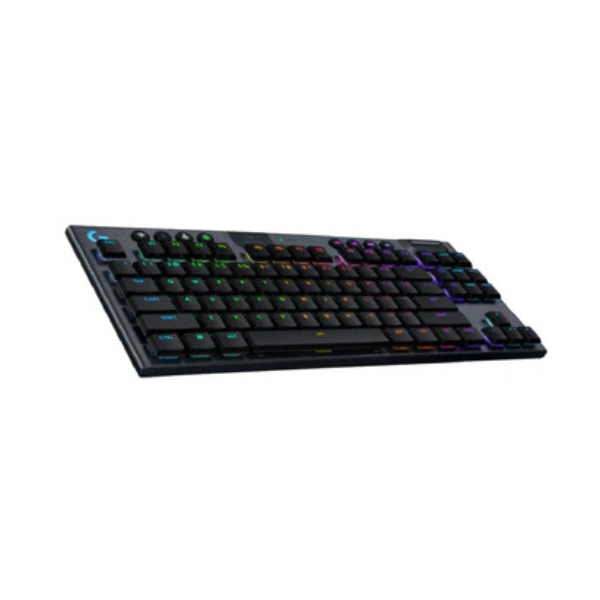 LogitechG915XLIGHTSPEEDTKLWirelessGamingKeyboard-Black-LeftView -DokkanTech-