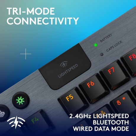 Logitech G915 X TKL Wireless Gaming Keyboard Tri-Mode RGB Low Profile-English only-dokantech#