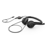 Logitech H390 USB-C cable and connector view