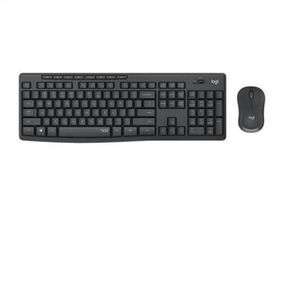 Logitech MK295 silent wireless keyboard and mouse combo Arabic – front view