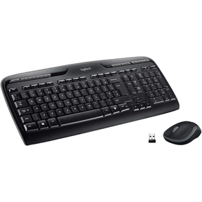 Logitech MK330 wireless keyboard and mouse combo – front view