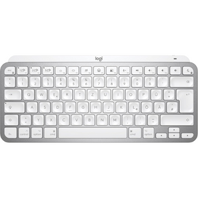 Logitech MX Keys Mini for Mac English only wireless keyboard – front view white