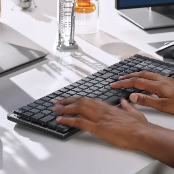 Logitech MX Mechanical Wireless Keyboard Illumination – Graphite (English Layout)-dokantech