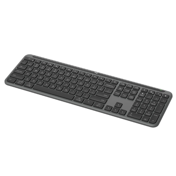 LogitechSignatureSlimKeyboardK950ENOnly-GraphiteTiltRightView-DokkanTech