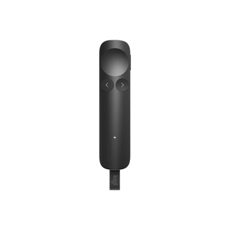 Logitech Spotlight 2 wireless presenter in graphite with USB-C receiver