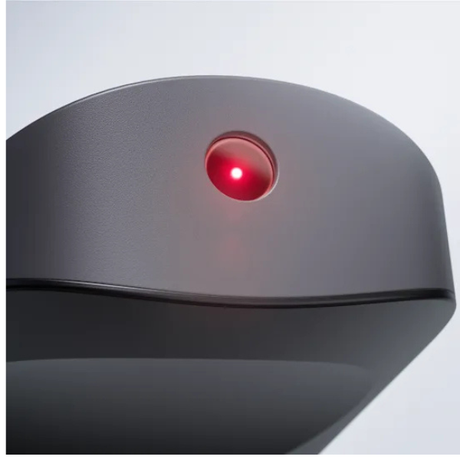 Close-up of graphite Spotlight 2 laser pointer