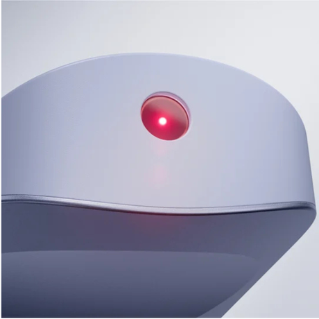 Close-up of light lilac Spotlight 2 laser pointer