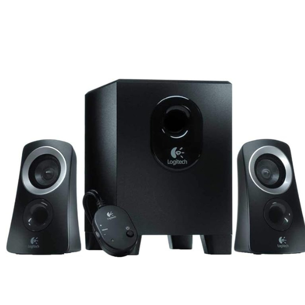 Logitech Z313 SPEAKER SYSTEM WITH SUBWOOFER Rich Balanced Sound - Black - DokanTech #