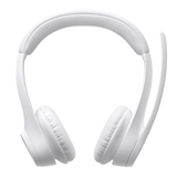 LogitechZone300WirelessBluetoothHeadsetWithNoise-CancellingMicrophone-WhiteFront -DokkanTech