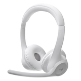 LogitechZone300WirelessBluetoothHeadsetWithNoise-CancellingMicrophone-WhiteLeft- DokkanTech