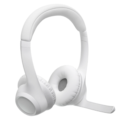 LogitechZone300WirelessBluetoothHeadsetWithNoise-CancellingMicrophone-WhiteRight -DokkanTech