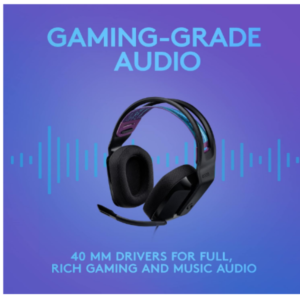 DokkanTech_Logitech G335 Wired Gaming Headset – Comfortable & Durable