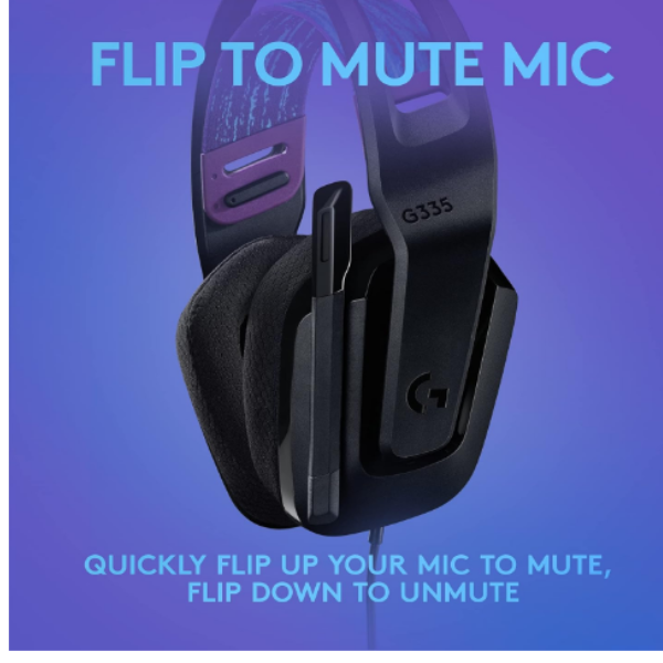 DokkanTech_Logitech G335 Wired Gaming Headset – Comfortable & Durable