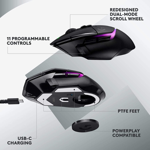 Logitech G502 X PLUS LIGHTSPEED Wireless Gaming Mouse