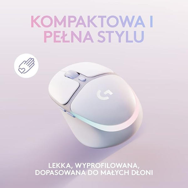 Logitech G705 Wireless Gaming Mouse – Lightweight, RGB, Bluetooth & LIGHTSPEED – White- DokanTech #