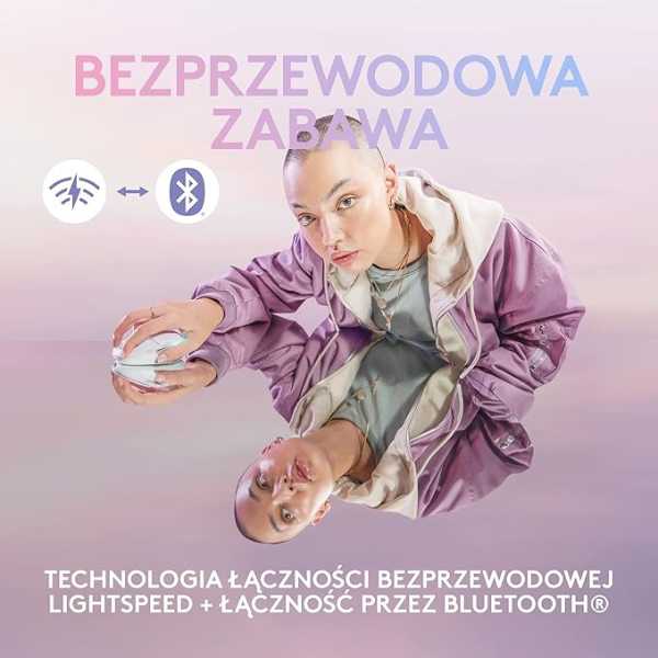 Logitech G705 Wireless Gaming Mouse – Lightweight, RGB, Bluetooth & LIGHTSPEED – White- DokanTech #