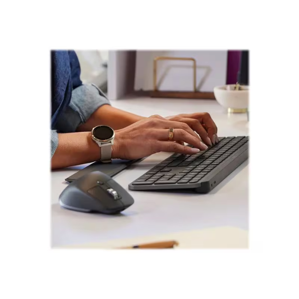 Logitech MX Keys Combo for Business | Gen 2, MX Keys MX Master 3s Palm Rest Logi Bolt Quiet Clicks - DokanTech #