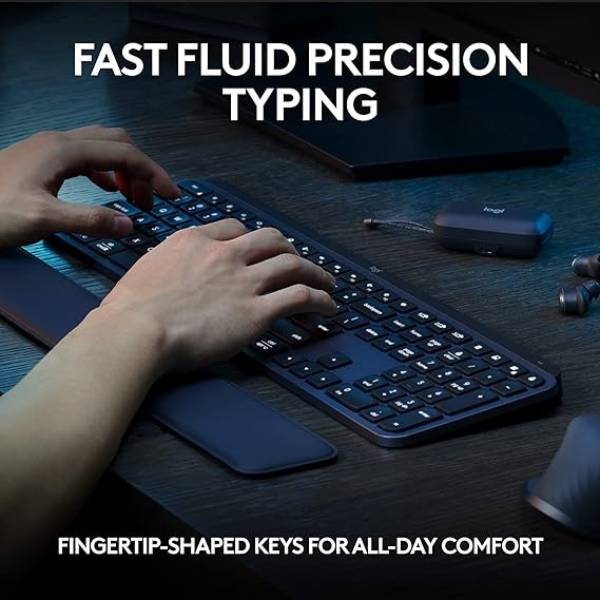 Logitech MX Keys S Wireless Keyboard, - Graphite ARA - DokanTech #