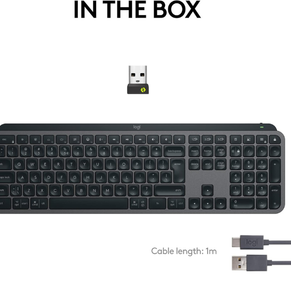 Logitech MX Keys S Wireless Keyboard, - Graphite ARA - DokanTech #