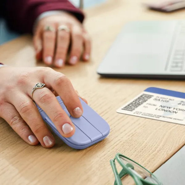 Logitech Mobi Fold Foldable Bluetooth Mouse dokkan tech view life