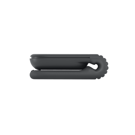 Logitech Mobi Fold Graphite – folded side view-DokkanTech 