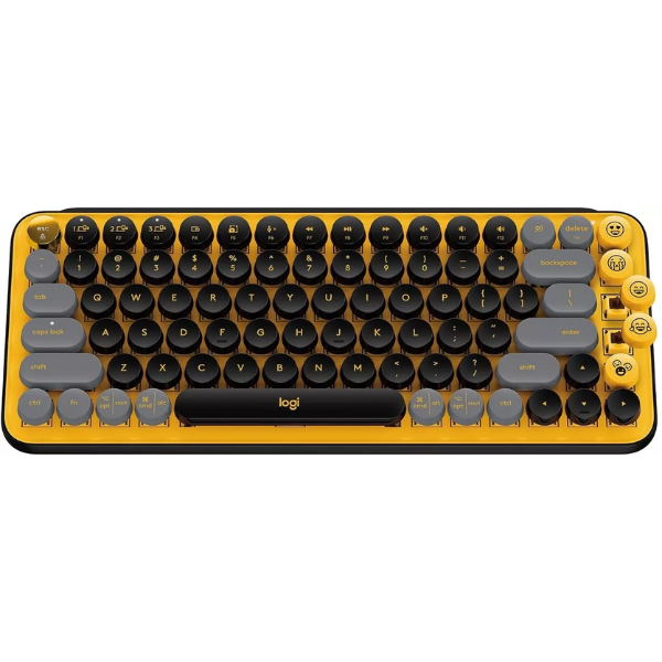 Logitech POP Keys Wireless Mechanical Emoji Keyboard - DokanTech #
