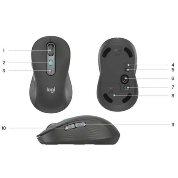 Logitech Signature AI Edition M750 Wireless Mouse - Dokkantech