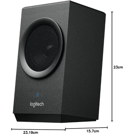 Logitech Z337 Bluetooth speaker system – desktop lifestyle