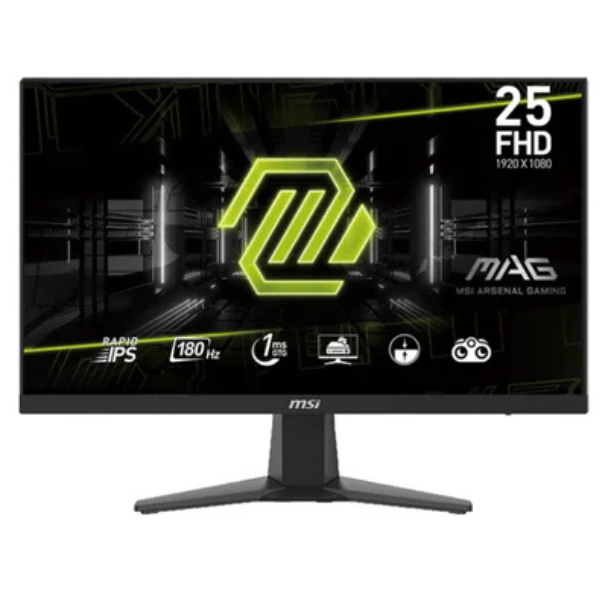 MSI MAG 256F 24.5" Inch Rapid IPS FHD 180Hz 1ms Gaming Monitor - Black