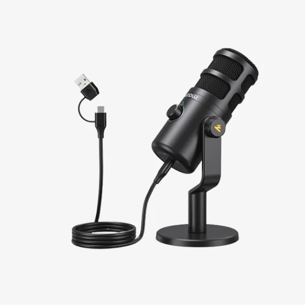 Maono PD100U USB Dynamic Microphone – Professional Studio-Quality Audio – Black-dokantech#