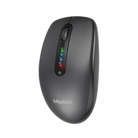 MeetionBTM100RWirelessSilentRechargeableMouse-SteelGray - dokaantech#
