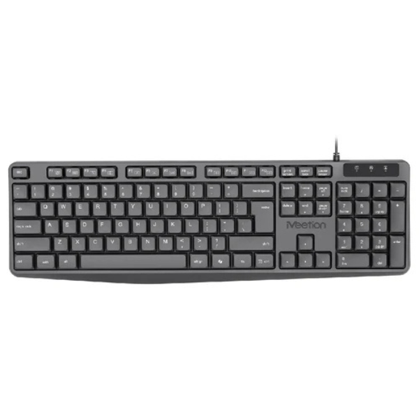 Meetion C235 Wired Keyboard and Mouse Combo Ara/En - Black