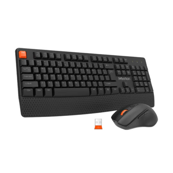 Meetion C4130 Wireless Ergonomic Keyboard Mouse Combo - Dokkantech#