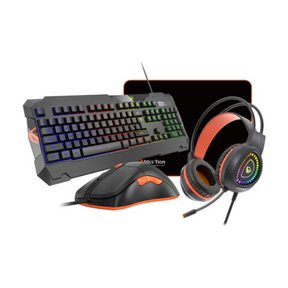 Meetion C505 4-in-1 gaming combo mouse keyboard headset and pad Arabic – front view