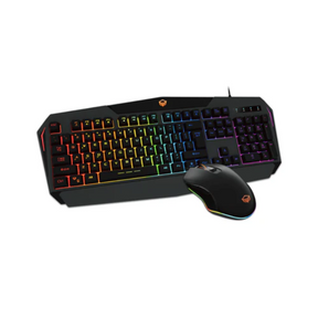 Meetion C510 RGB gaming keyboard and mouse combo USB wired – front view