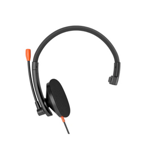 Meetion HP002U USB single-ear headset with noise-cancelling mic – front view