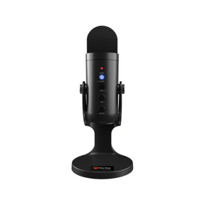 Meetion MC20 professional wired conference gaming microphone – front view black