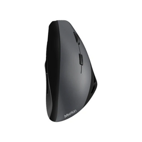Meetion R380 wireless ergonomic vertical mouse – front view gray