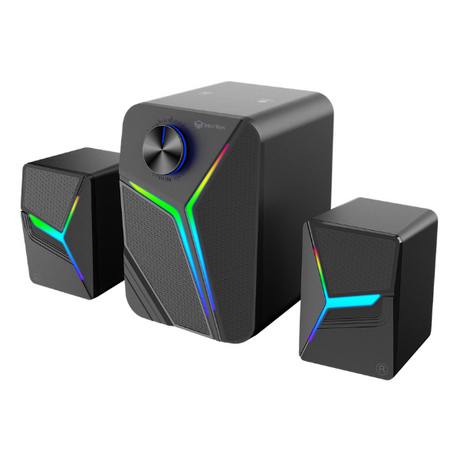 Meetion SP2111 Pro 2.1 Channel RGB Pulse Bluetooth Speaker  15W Powerful Sound- DokanTech #