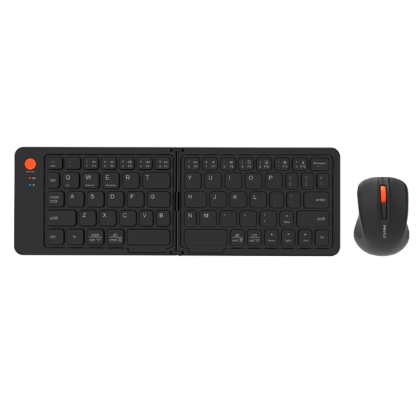 Meetion BTC001 Bluetooth Foldable Keyboard & Mouse Combo – Rechargeable- Dokkantech
