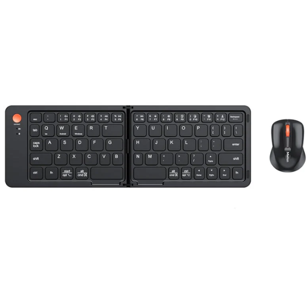 Meetion BTC001 Bluetooth Foldable Keyboard & Mouse Combo – Rechargeable- Dokkantech