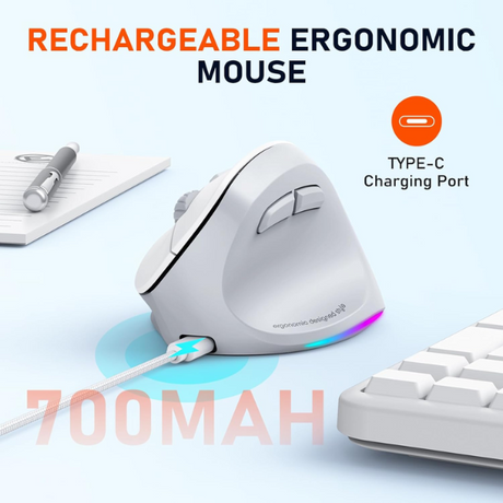 Meetion BTM010R Ergonomic Wireless - Dokkantech